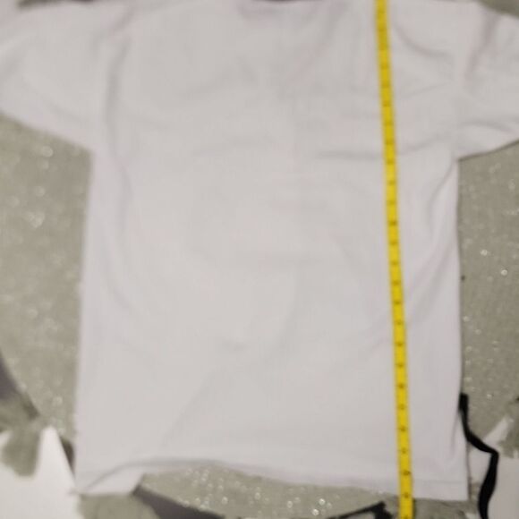 Retro style the beach t shirt white black retro black outline size medium - Picture 7 of 8